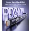 CA166 1.2M 240W Fast Charging Type-C to Type-C With 480Mbps Transfer Speed Data Cable