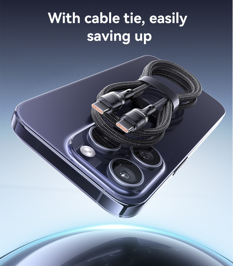 CA166 Type-C To Type-C 240W Fast Charging Data Cable Details