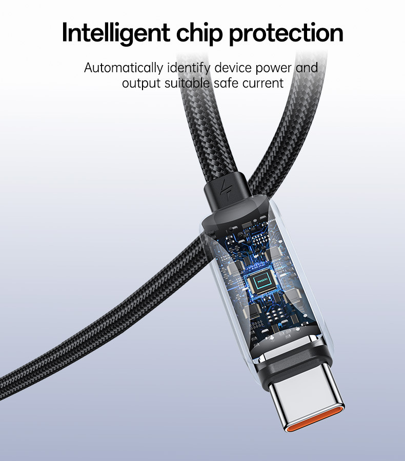 CA198 Type-C To Type-C 60W Fast Charging Data Cable Details