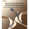 CA197 2 Meter 240W Fast Charging Type-C to Type-C/T 140W Magnetic Charging for IP Laptop Data Cable