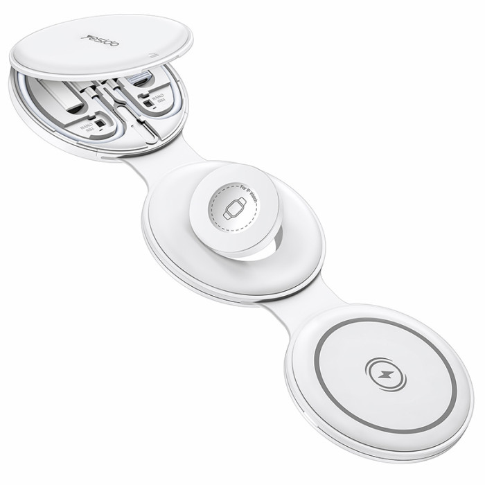 DS29 18W Fast Charging Lightweight Design 5 in 1 Multi Function Foldable Wireless Charger