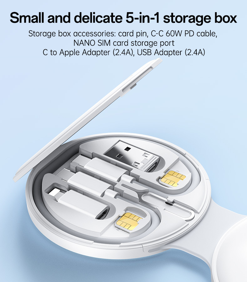 DS29 5 in 1 Multifunction Foldable Wireless Charger Details