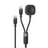 CA136C Yesido 1.2M 60W Fast Charging Type-C to Type-C&Watch High-density Braided 2 in 1 Data Cable