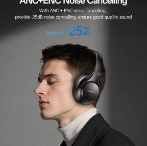 EP09 BT5.4 Earphone Long Using Time ANC&ENC Wireless Headset Low Latency Wireless Headphone