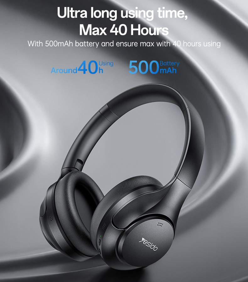 Yesido EP09 BT5.4 ANC&ENC Wireless Bluetooth Headset Details