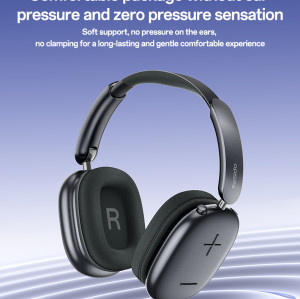 EP10 BT5.4 Free Tekescopic Adjustment 400mAh Wired&Wireless Headset Head Mounted BT Earphone