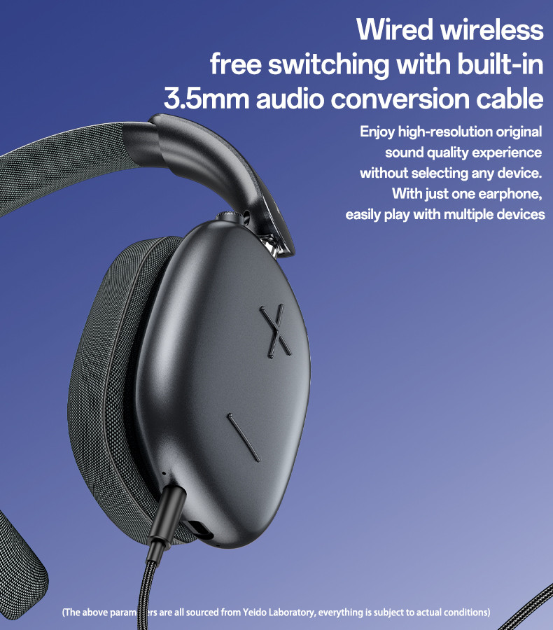 Yesido EP10 BT5.4 Wired&Wireless Bluetooth Headset Details