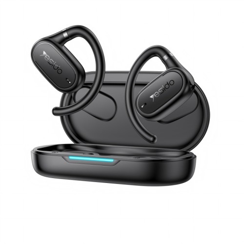 YSP25 BT5.3 Waterproof Open-end On-ear Headphones Large Battery Wireless Earphone OWS BT Headset