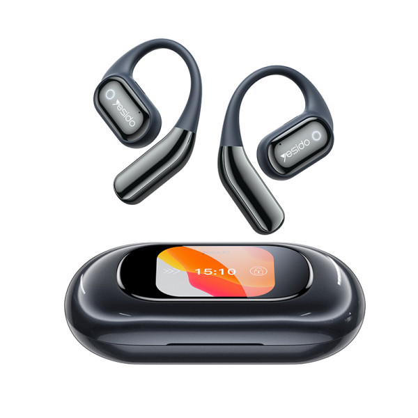 YSP26 BT5.4 Open Acoustic Design Touch Screen ENC Noise Reduction LCD BT Wireless Headphone