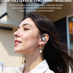 YSP26 BT5.4 Open Acoustic Design Touch Screen ENC Noise Reduction LCD BT Wireless Headphone