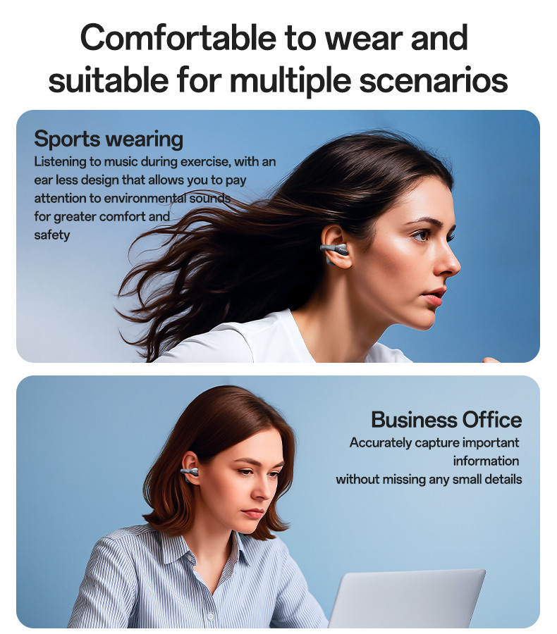 YSP27 BT5.4 OWS Clipping Wireless Earphone Details