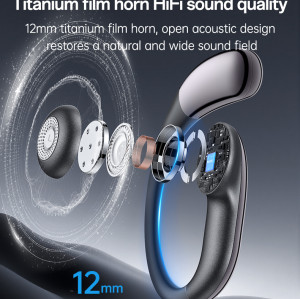 YSP28 BT5.4 ENC Noise Reduction Long Endurance Open Design Hifi Sound Quality OWS Wireless Headphone