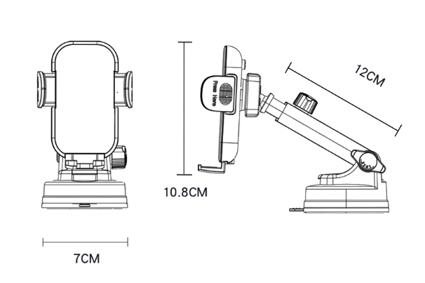 15W Fast Wireless Charger Holder Parameter