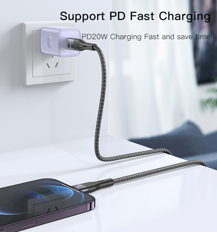CA155 20W Type-C to Lightning Data Cable Details