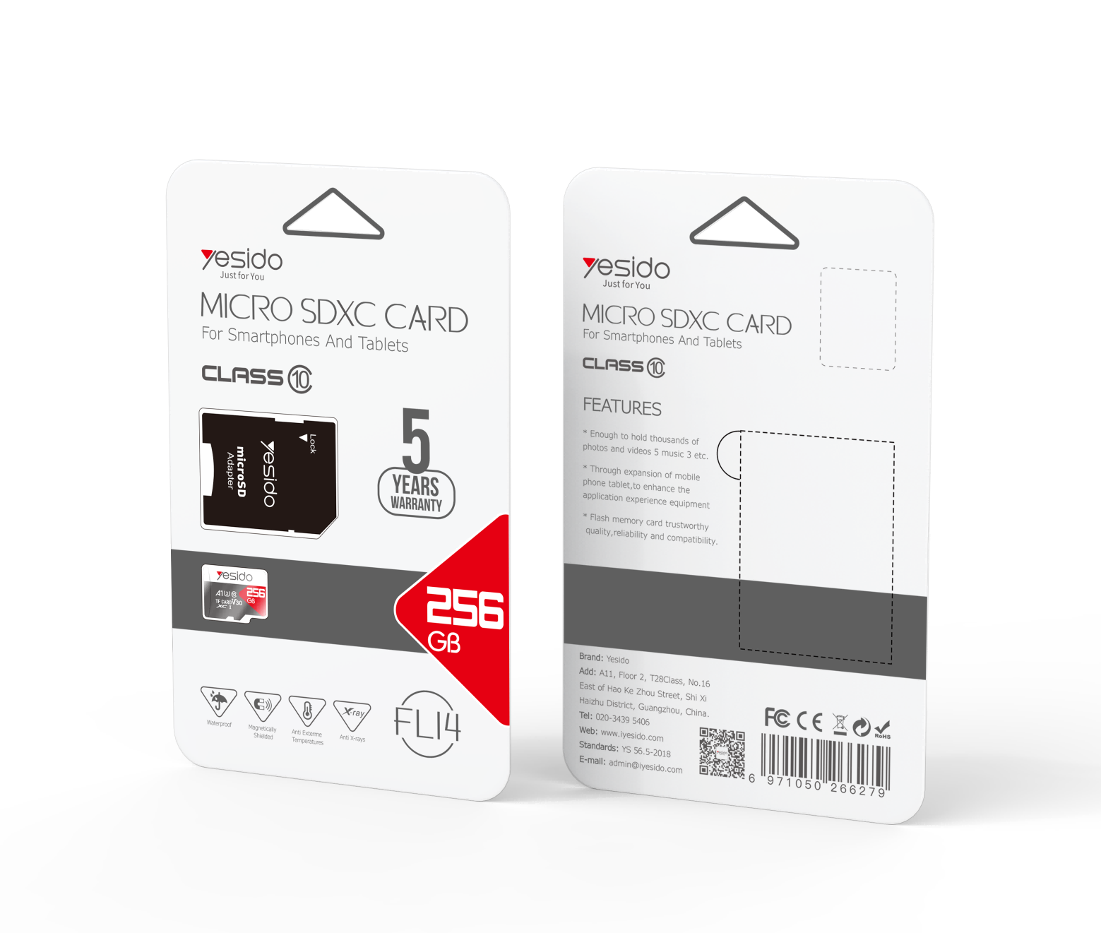 FL14 TF Memory Cards Packaging
