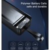 YP42 LCD Digital Display Power Bank Portable Charger 22.5W 30000mAh Fast Charging Power Bank