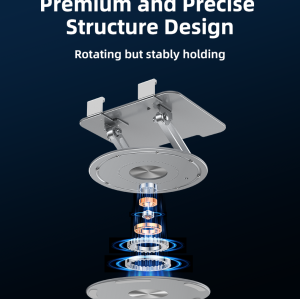 C293 360 Rotating Good Heat Releasing Folding Design Aluminum Alloy Table Holder