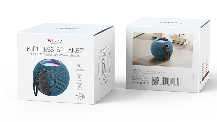 Yesido YSW13 5W Wireless Speaker Packaging