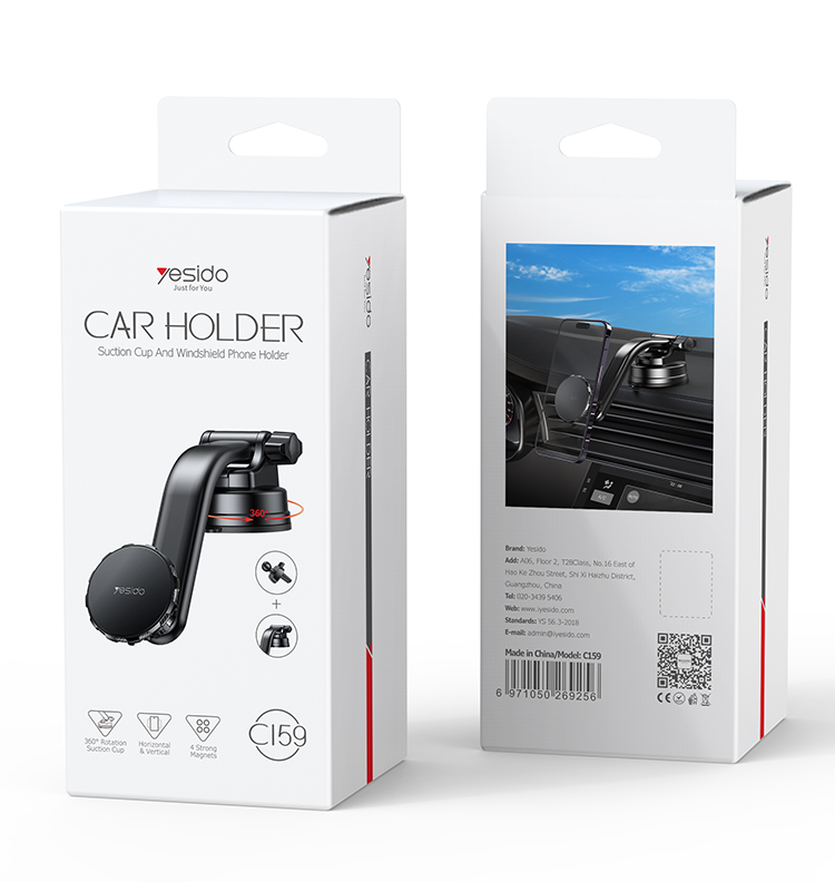 C159 Magnetic Phone Holder Packaging
