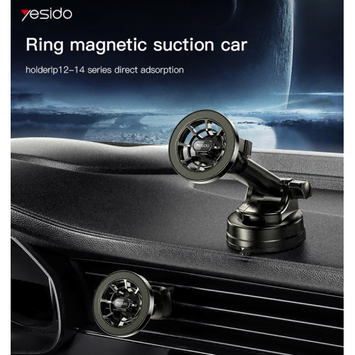 C158 Long Arm 360 Rotation Dashboard Air Vent Magnetic Car Phone Holder For iPhone 12 13 14