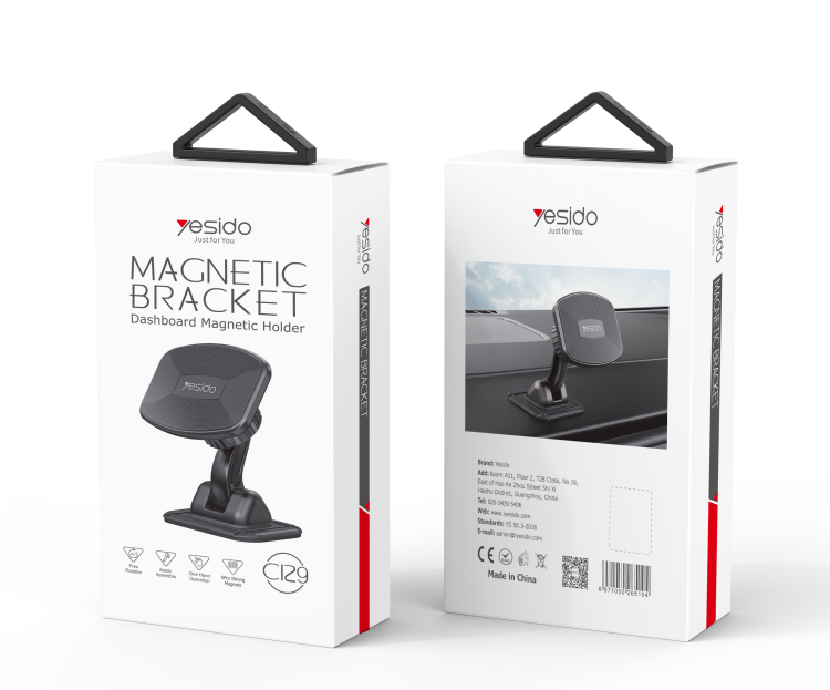 C129 Magnetic Phone Holder Packaging