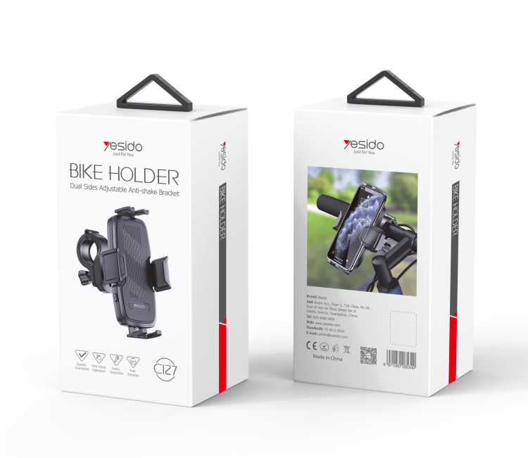 C127 Bicycle Phone Holder Packaging