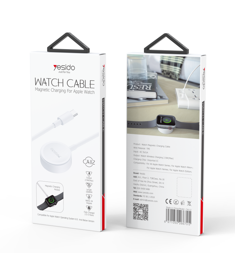CA112 Wireless Charger Type-C Watch Cable  packaging