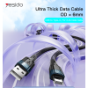 CA106 Fast Charging Cable Customizable Nylon Braided Rope Data Cable USB To Type-C/Lightning/Micro