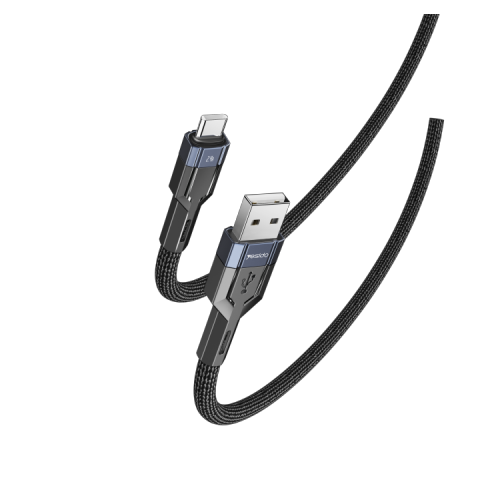 CA106 Fast Charging Cable Customizable Nylon Braided Rope Data Cable USB To Type-C/Lightning/Micro