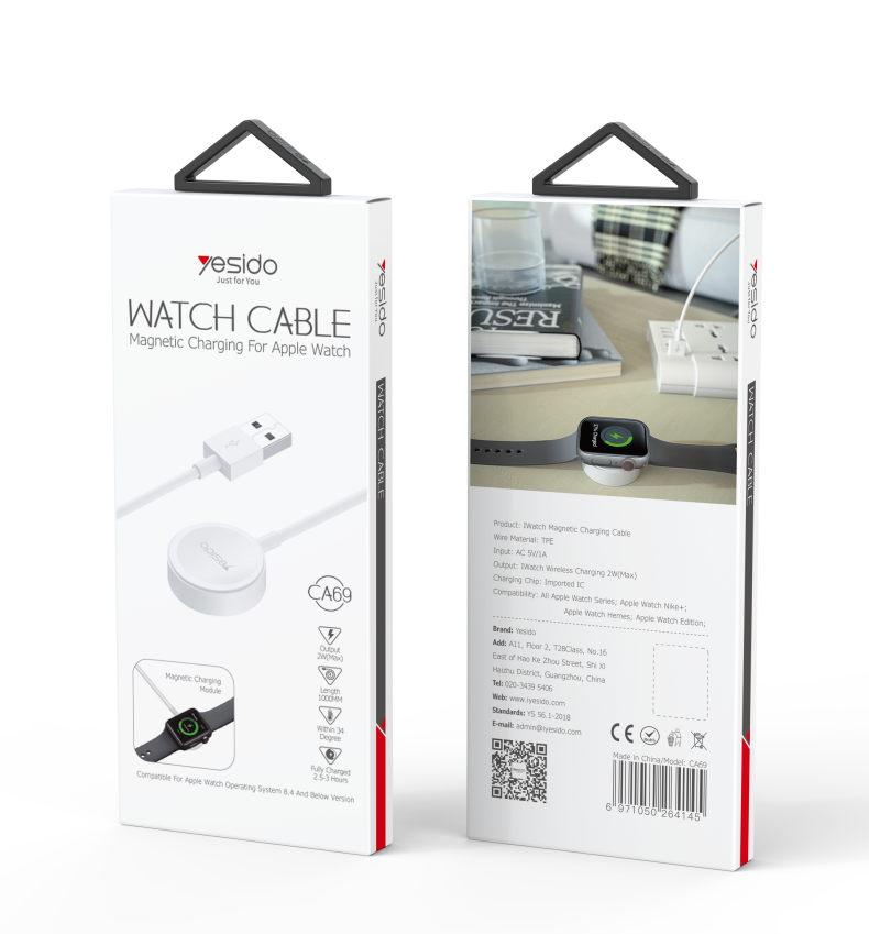 CA69 Watch Wireless Charging Dock Packaging