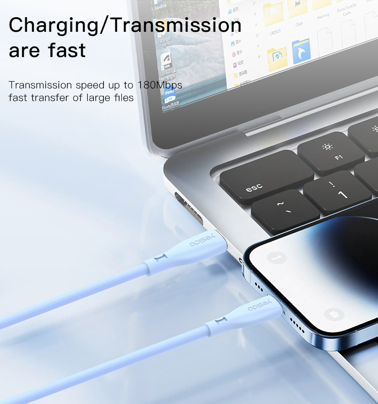 CA151 27W Type-C To Lightning Data Cable Details