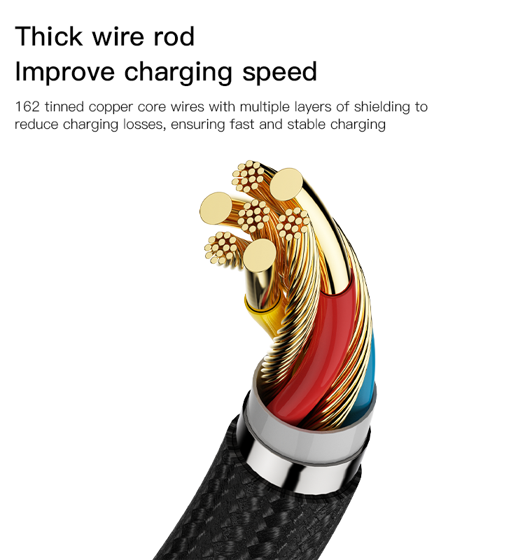 CA151 27W Type-C To Lightning Data Cable Details