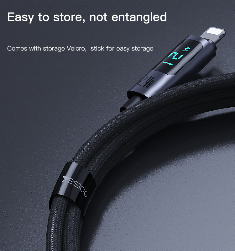 CA151 27W Type-C To Lightning Data Cable Details