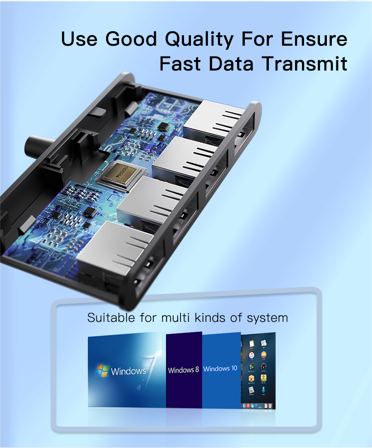 HB12 4 in 1 USB to 4 USB Hub Adapter Details