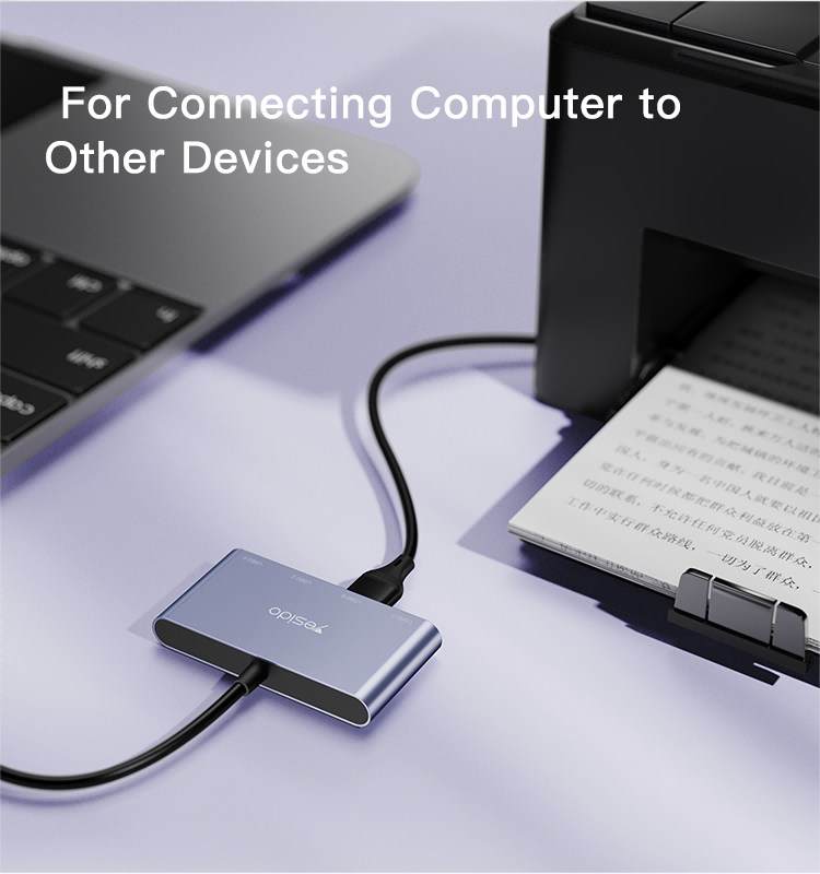 HB12 4 in 1 USB to 4 USB Hub Adapter Details
