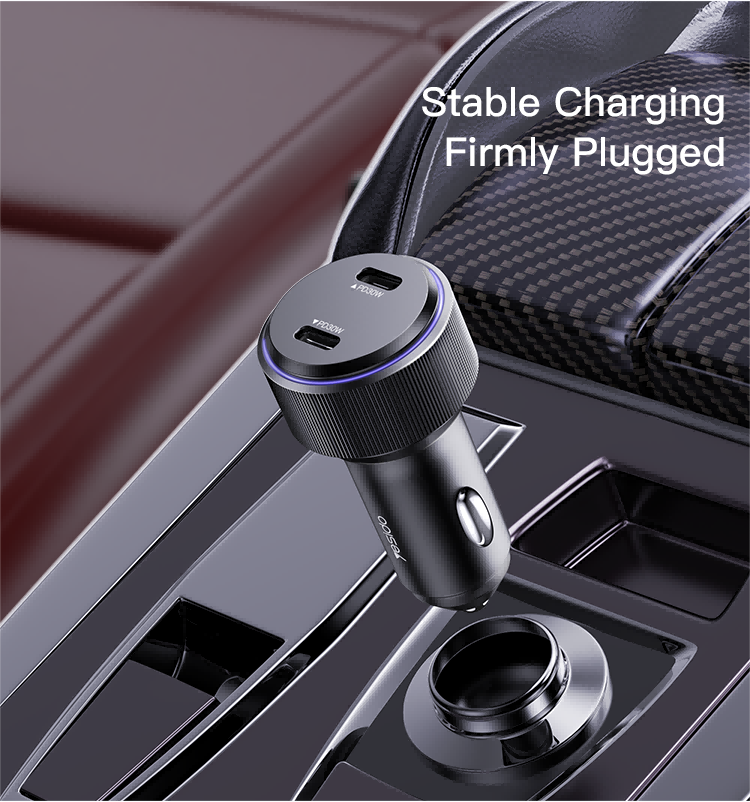 Y48 2 Ports PD Fast Charging Car Charger Details