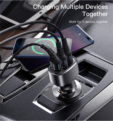 Y46 3 USB Ports Fast Charging Car Charger Details