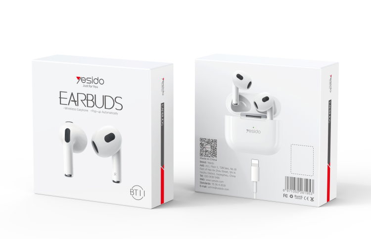 BT11 In-ear True Wireless Earphone Packaging