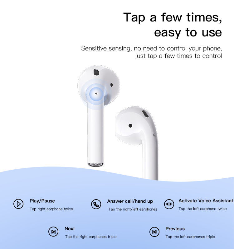 JB20 TWS Wireless Bluetooth Earphone Details