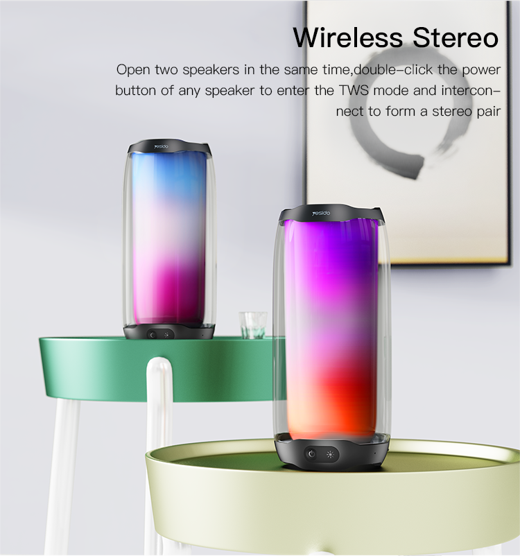 Yesido YSW09 8W Wireless Speaker Details