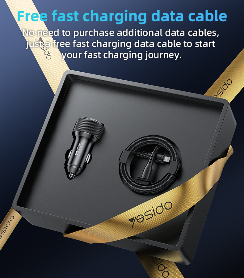 Y60 38W Fast Charging Car Charger Details