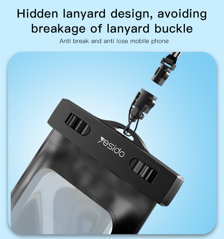 Yesido WB10 Waterproof Mobile Phone Pouch Details