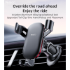 C243 Aluminum Alloy Bionic Hawksbill Hooks Retractable Design Air Vent Gravity Cell Phone Holder