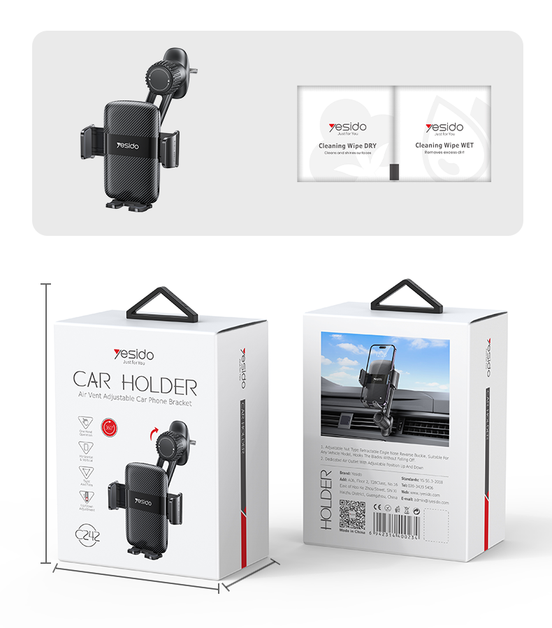 C242 Air Vent Using Phone Holder Packaging