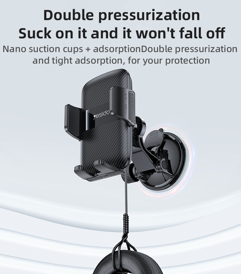 C175 Mini Base Suction Cup Phone Holder Details