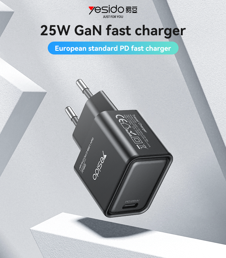 YC62 EU 25W Fast Charging Home Charger(TC Port)