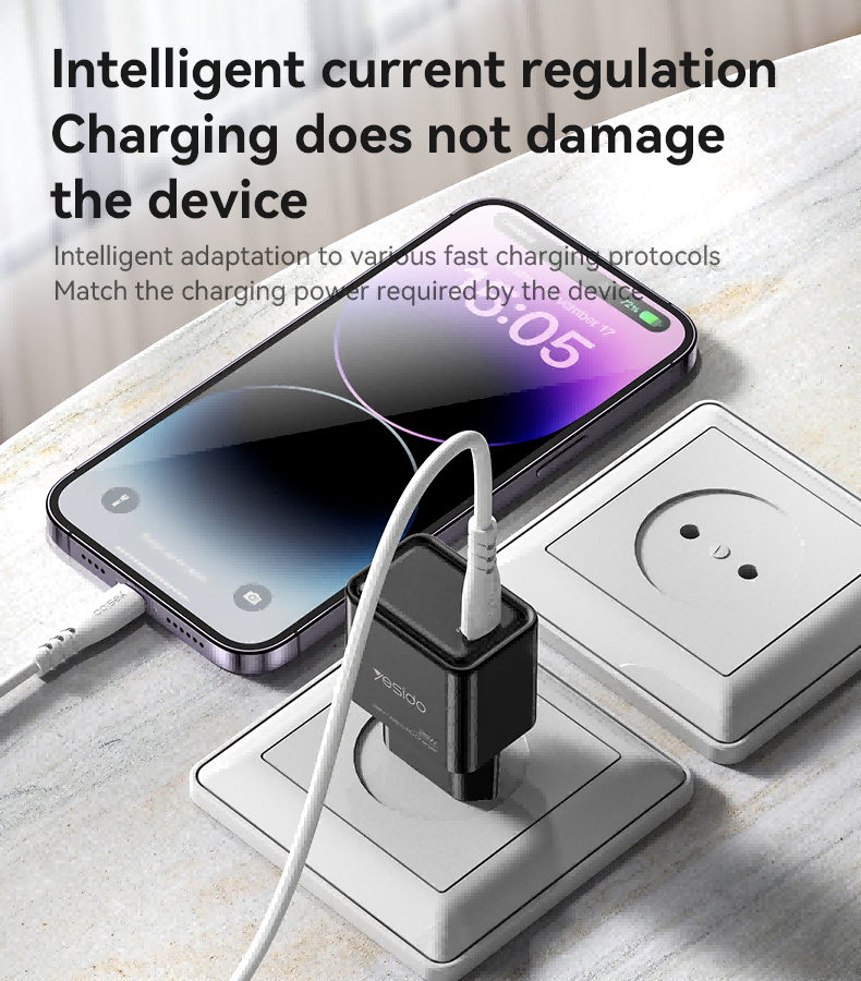 YC62 EU 25W Fast Charging Home Charger(TC Port) Details