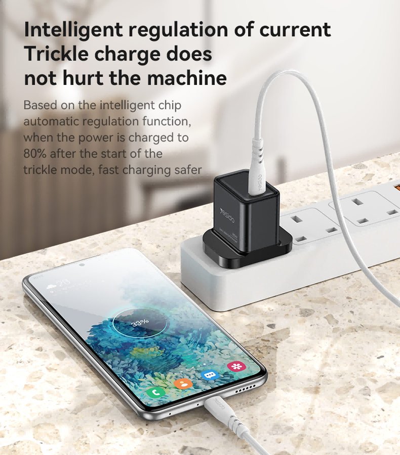 YC81 UK 25W GaN Fast Charging Wall Charger(Type-C Port) Details