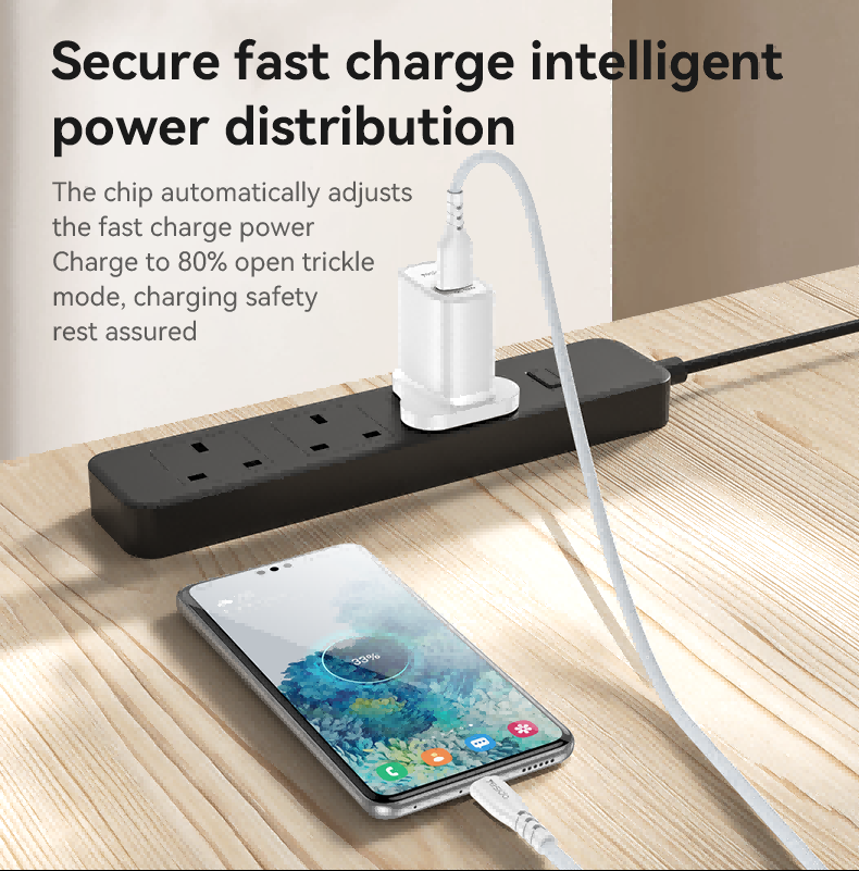 YC85 UK 18W Fast Charging Wall Charger(USB Port) Details