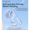 CA119C Max 2A USB To USB-C 1m Liquid Silicone Fast Charging Data Cable